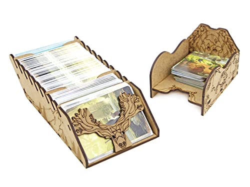 TowerRex Storage Organizer for Everdell and Expansions - Storage for Everdell - Organizer Kit Token Box Card Insert