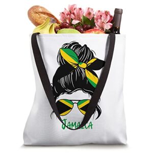 Jamaican Girl Jamaica girl Jamaica woman flag Tote Bag