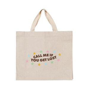 tyler, the creator star stamp tote bag by golf wang, cream