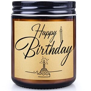 birthday gifts for women friends, birthday candle gifts for bestie, friendship gifts from coworker, love gift to mother/dad, candles gifts to sister, 30th 40th 50th, soy wax lavender scented candle