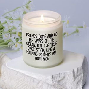 Dear Friend, Best Friends, Friendship Gifts for Women Friends, Coworker, Friends Gifts - Funny Birthday, Mothers Day Gifts for Good Friends, Long-Distance Friend - Friends Theme, Best Friend Candle