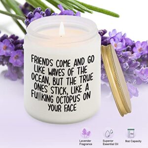 Dear Friend, Best Friends, Friendship Gifts for Women Friends, Coworker, Friends Gifts - Funny Birthday, Mothers Day Gifts for Good Friends, Long-Distance Friend - Friends Theme, Best Friend Candle