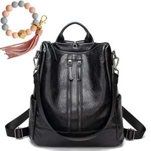 xhumorg women backpack purse fashion leather multipurpose design handbags travel large ladies shoulder bag,anti-theft