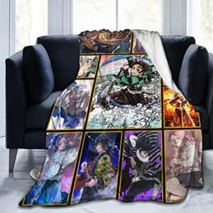anime throw blanket flannel blankets for bedding couch sofa living room throws all season gift wrapping 60″x50″