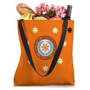 Cherokee Nation Flag Native American Indian Tote Bag