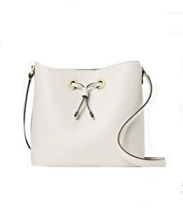 Kate Spade Sadie Leather Bucket Bag (Parchment)