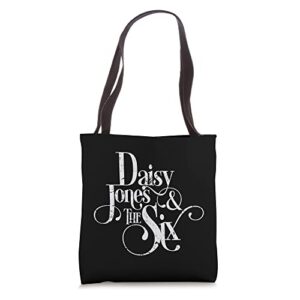 daisy jones & the six – vintage band logo tote bag