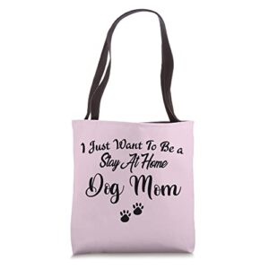 funny dog mom puppy pup lover mother girl woman tote bag
