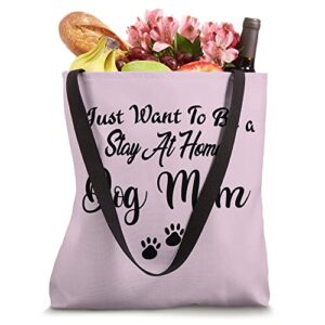 Funny Dog Mom Puppy Pup Lover Mother Girl Woman Tote Bag