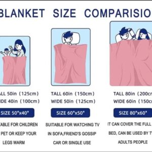 Things Blanket Christmas Throw Blanket Flannel Fleece Blanket Super Soft Warm and Cozy for Sofa Bed Couch Travel Blanket 50"x40"