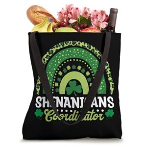 St Patricks Shenanigans Coordinator School Funny Teacher Tote Bag