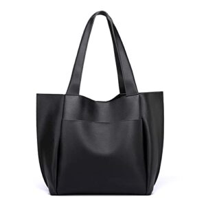 Tote Bag for Women Faux Leather Purse Large Capacity Handbag Shoulder Bag