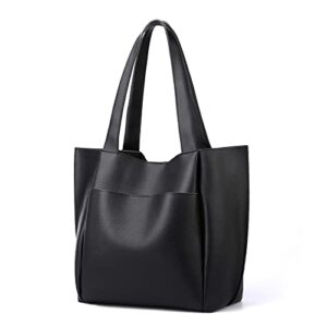 Tote Bag for Women Faux Leather Purse Large Capacity Handbag Shoulder Bag