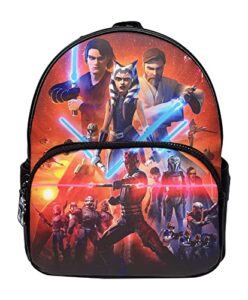 loungefly star wars the clone wars lightsabers womens double strap shoulder bag purse