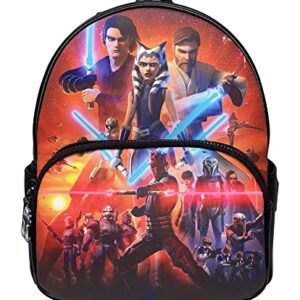 Loungefly Star Wars The Clone Wars Lightsabers Womens Double Strap Shoulder Bag Purse