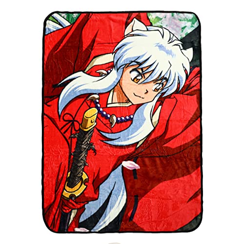 Bioworld Inuyasha Digital Print Throw Blanket