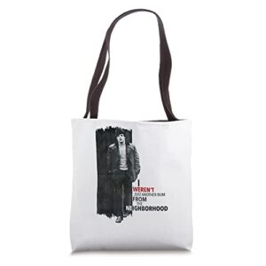 rocky from the neighborhood tote bag
