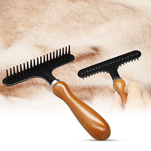 Carpet Rake, Hand Held Carpet Rake for Matted Carpet Comb Carpet Groomer Rake Carpet Rake for Matted Carpet, Portable Shag Rug Rake Carpet Rake to Fluff Carpet for Making Carpets Fluffy