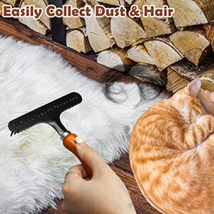 Carpet Rake, Hand Held Carpet Rake for Matted Carpet Comb Carpet Groomer Rake Carpet Rake for Matted Carpet, Portable Shag Rug Rake Carpet Rake to Fluff Carpet for Making Carpets Fluffy