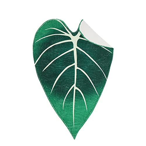 DECMAY Leaf Blanket Leaf Decor Print Throw Blanket,Single Layer Soft Plush Flannel Throw Decorative Leaves Design for Sofa Bed Beach Towel let Throw (60 * 86in)