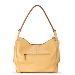 The Sak Los Feliz Hobo in Leather, Lined, Roomy Shoulder Purse, Buttercup