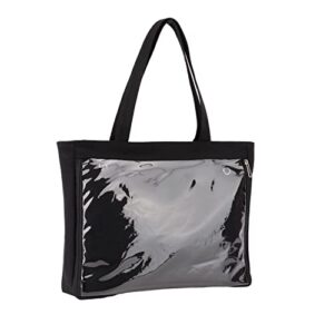 KUANG! Clear Candy Canvas Handbag Ita Tote Bag Lolita Shoulder Bag Handbag DIY Anime Cosplay School Bag