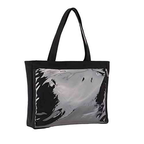 KUANG! Clear Candy Canvas Handbag Ita Tote Bag Lolita Shoulder Bag Handbag DIY Anime Cosplay School Bag