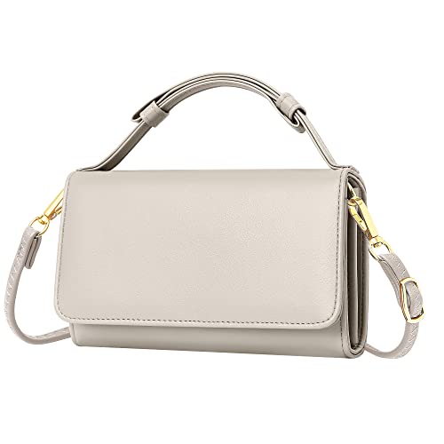 GEEAD Small Crossbody Shoulder Bag for Women PU Leather Cell Phone Card Holder Wallet Purse and Handbags