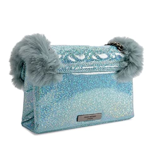 Kurt Geiger London Faux Fur Mini Kensington Pale Blue One Size