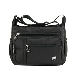 sukutu women multiple pockets tote bag large capacity fashion top handle satchel shoulder handbag