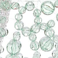 Milanblocks LLC Women Cute Crystal Acrylic Mint Spider Woven Round Beaded Clutch Bag Wedding Purse Bridal Prom Handbag Party Bag