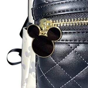 Loungefly Disney Mickey and Minnie Mouse Allover Debossed Womens Double Strap Shoulder Bag Purse