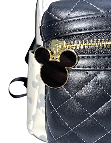 Loungefly Disney Mickey and Minnie Mouse Allover Debossed Womens Double Strap Shoulder Bag Purse