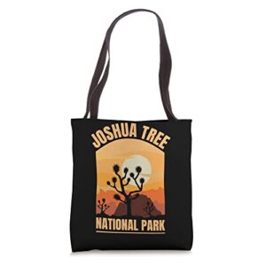 joshua tree national park hiking california vacation tote bag