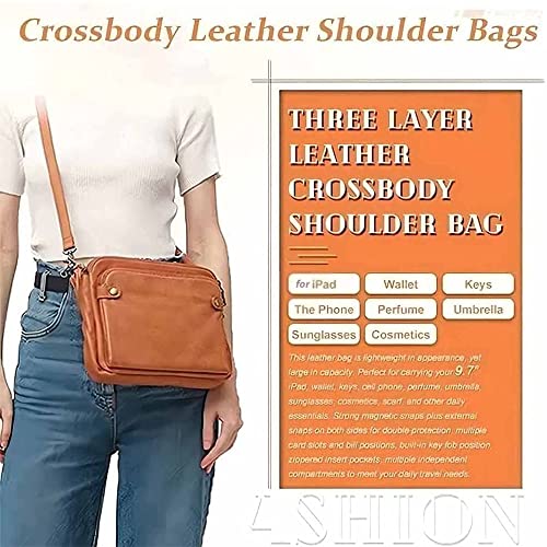 Takezumi Answeryen Off-crossbody Leather Shoulder Bags and Clutches, Women's Answeryen Cross Body Clutch with Adjustable Strap (Blue)