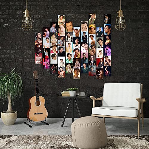 LIYA 50 PCS Harry Styles Aesthetic Wall Collage Kit - 4x6 inch - Harry Styles Poster, Harry Styles Merch, Trendy Poster Wall Art Wall Decor for Teen Boys Girls Women Room Bedroom Dorm Dormitory Merh Merchandise Birthday Gifts by LIYA Design Prints (Harry