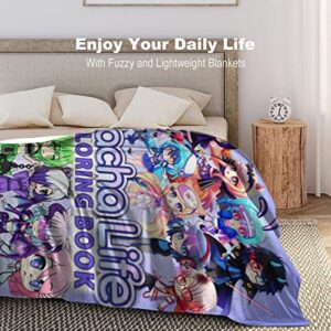 Rwillppycfei Nice Ga-cha and Life Throw Blanket, Flannel Fleece Blankets and Throws for All Seasons, Warm Air Condition Blanket 50"x60"