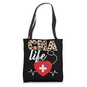 cna life certified nursing assistant medical worker hospital tote bag