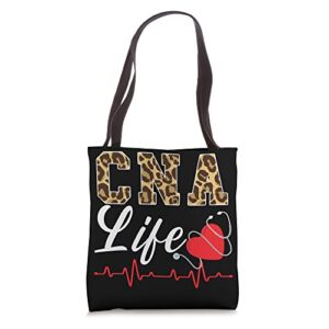 cna life certified nursing assistant medical worker hospital tote bag