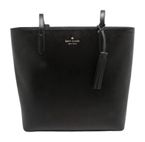 kate spade new york jana tote in saffiano leather black (handbag only)