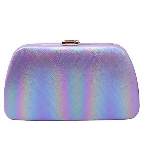 Mogor Women‘s Gradual Change Color Small Evening Bags Formal Bridal Wedding Clutches Purses Prom Cocktail Party Handbags