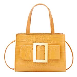 black large tote purse hand color bag fashion bag zipper ladies shoulder bag extra large leather (yellow, one size)
