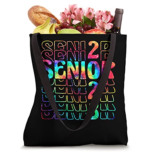 Senior Graduation 23 Men Girl Class Of 2023 Senior Tie Dye Tote Bag