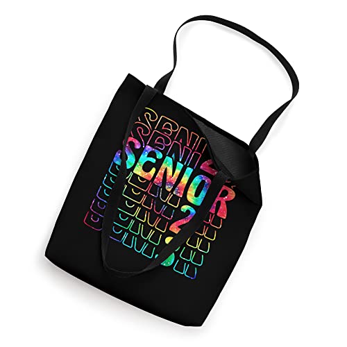 Senior Graduation 23 Men Girl Class Of 2023 Senior Tie Dye Tote Bag