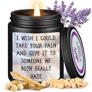 get well soon gifts for women, feel better gifts for women, after surgery gifts, inspirational candles, grieving, condolence, miscarriage, divorce, cancer, surgery recovery gifts for women men