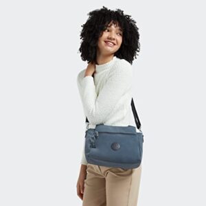 Kipling Women's Elysia Crossbody, Lightweight, Multi-Compartment Magnetic Snap Pockets, Shoulder Bag, Nocturnal Grey