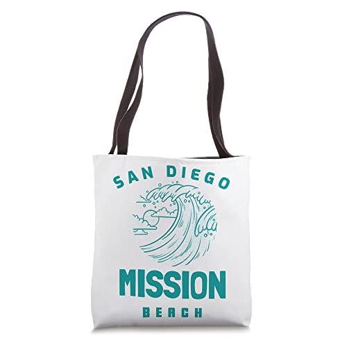 Beautiful Mission Beach San Diego California Tote Bag