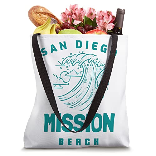 Beautiful Mission Beach San Diego California Tote Bag