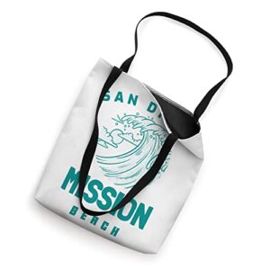 Beautiful Mission Beach San Diego California Tote Bag