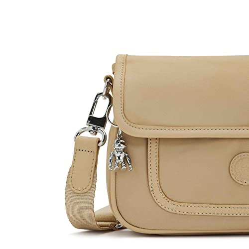 Kipling Inaki Crossbody Bag Natural Beige